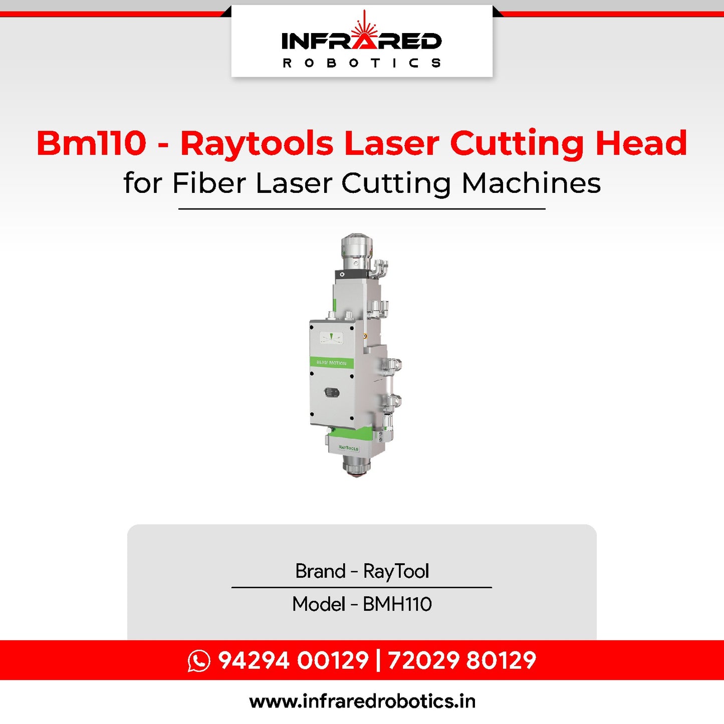 Raytools Laser Cutting Head - BM110