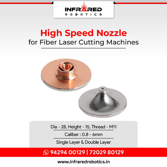 E Type Laser Cutting Nozzle - D28 - Single/Double Layer