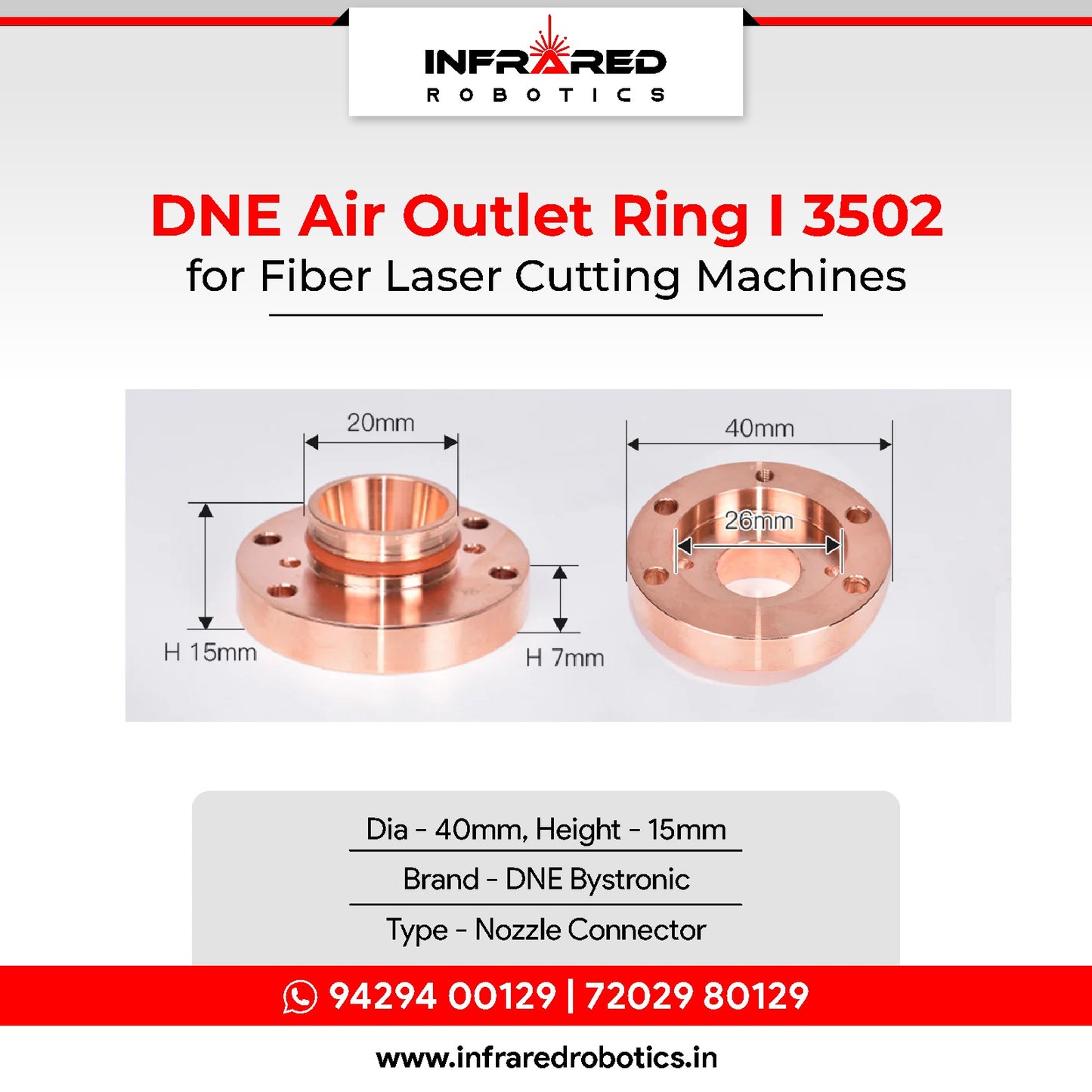 DNE Air Outlet Ring -3502 - Dia 40