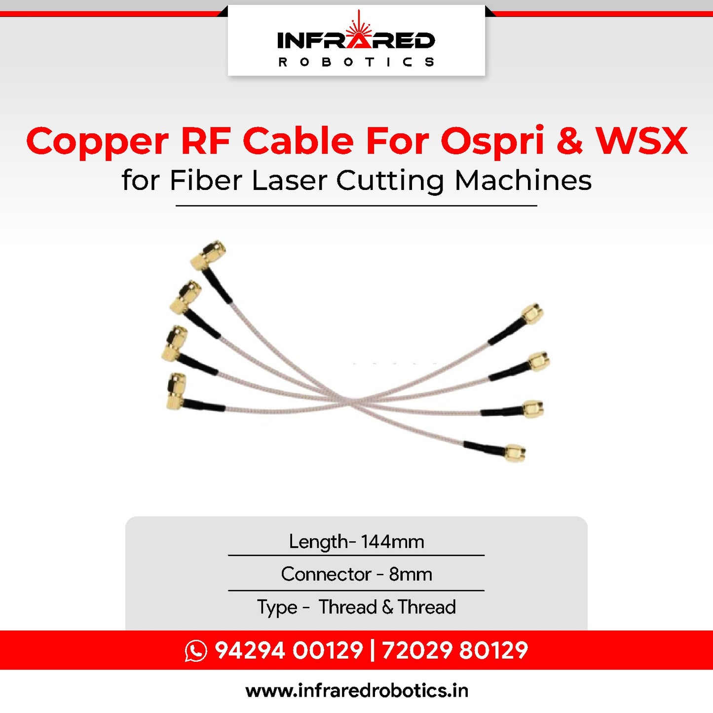 RF Cable For Ospri & WSX Laser Cutting Head