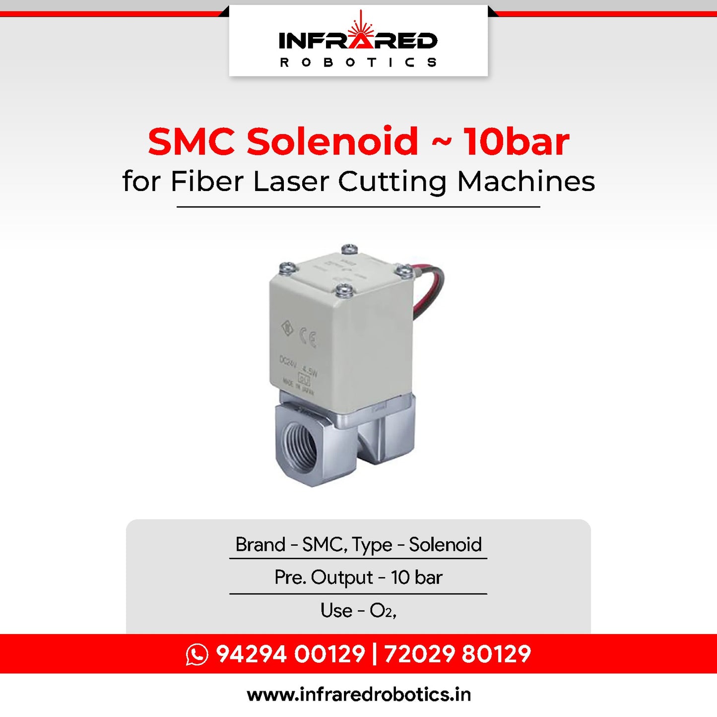SMC Solenoid Valve 10bar - Pneumatic
